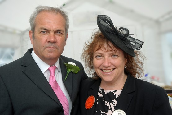 President of this year's Gwinear show Nikki Vincent with her husband Chris Normanshire enjoy the show. | Gwinear Show President of this year's Gwinear show Nikki Vincent with her husband Chris Normanshire enjoy the show. | Gwinear Show